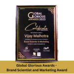 Brand Scientist and Marketing Certificate Award to Vijay Malhotra