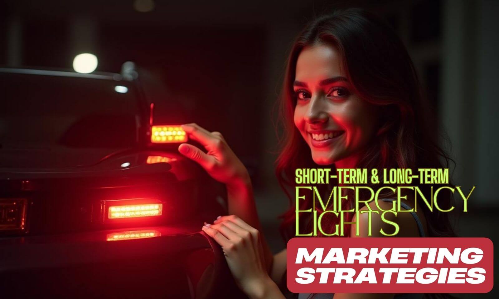 Emergency lights for vehicles ensuring road safety in India, highlighting visibility during breakdowns and emergencies.