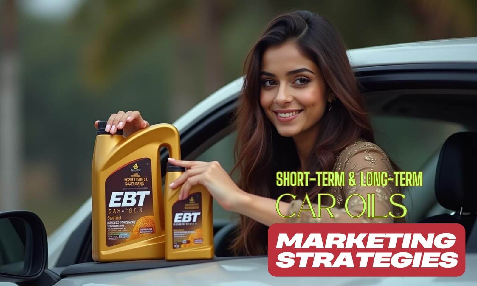 High-performance car oil being poured into an engine for optimal vehicle longevity in Indian driving conditions.